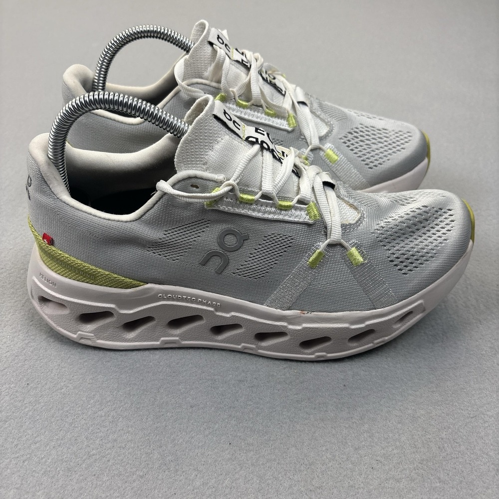 On Cloudsurfer Shoes Womens Size 9.5 White CloudTec Running Sneakers Athletic